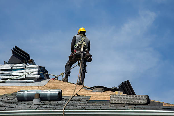 Professional Gutter Installation technician working in Ogden, UT